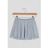 United Colors of Benetton Fusta mini evazata cu strat exterior de tul gri - argintiu