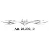 Carpoint Abtibild parasolar deco TRIBAL silver 91 x 9 5 cm