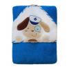 BoboBaby Prosop de baie Catel 100x100 cm - 29882- Albastru
