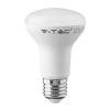 V-TAC Bec LED - Chip SAMSUNG 8W E27 R63 Plastic Lumină rece