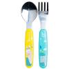 Badabulle Set Lingura si Furculita de Inox Blue Chamois