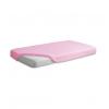 BabyMatex Cearceaf din bumbac cu elastic 120x60 cm Roz 10