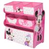 Delta Children Organizator jucarii cu cadru din lemn Disney Minnie Mouse