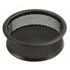 Q-Connect Suport metalic Mesh, pentru agrafe, rotund, negru KF15102