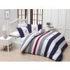 Beverly Hills Set lenjerie de pat single, din bumbac ranforce Polo Club, 176BHP2101