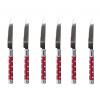 Clayre & Eef Set 6 cutite Davina Red