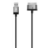 Belkin F8J041CW2M-BLK Mixit Charge and Sync Cable for iPhone 4/4s, iPad 2, 3 and 4 - Black