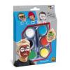 SES Creative Ses Clowny - Set Pictura Pe Fata (6 Vopsele) - Super-Eroi