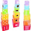 Bigjigs Cuburi de constructii BB101, 11 piese