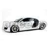 XQ Toys Audi R8 Teleghidat, Scara 1:18