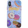 Benjamins Protectie spate Donut pentru Apple iPhone X (Multicolor)