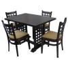 Mobirom Set mobilier dining : Masa MD 170 D si 4 scaune