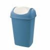 Tontarelli Cos de gunoi albastru cu capac batant Grace 15 L