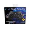 Retro-Bit Accesoriu Retro Bit Official Sega Saturn Wireless Controller Black Retro