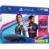 Sony PlayStation 4 Slim 1TB Jet Black + FIFA 19 Champions Edition (disc) + PS Plus 14 zile (voucher)
