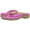 Crocs Capri V Graphic Sequin Flip Gold