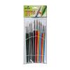 Ecada Pensule pentru pictura varf rotund - set 12 bucati, 120 pensule