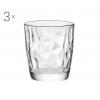 Bormioli Rocco Set 3 pahare Diamond Clear 300 ml