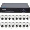 U Smart Kit DVR D1-316 V2 AHD HD cu 16 camere Dome UD-405 Interior