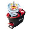 VILEDA Mop rotativ Easy Wring and Clean Turbo (Negru-Rosu)
