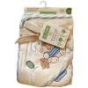 BoboBaby Prosop de Baie 76 x 76 cm cu Prosop Mic 25 x 25 cm - Albastru Dog