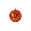 Baby Art Christmas Ball Red