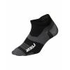 2XU Vectr Ultralight No Show - negru-gri UA5041e-BLK-TTM