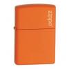 Zippo Bricheta Orange Matte Logo
