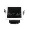 V-TAC Ramă GU10 Alb+Negru Pătrat SKU 3165