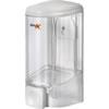Simex Dispenser manual de sapun J1T, ABS transparent-alb