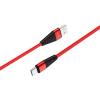 Borofone BU10, USB Male la USB-C Male, 1.2 m, Red