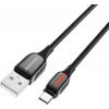 Borofone BU14, USB Male la microUSB Male, 1.2 m, Black