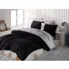 Beverly Hills Set de pat dublu, din bumbac satinat 100%, 240 x 260 cm, cu imprimeu High Quality, 176BHP3209