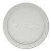 V-TAC 6W Panou LED, Premium - Rotund, Alb cald SKU 4904