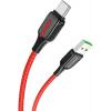Borofone BU14, USB Male la USB-C Male, 1.2 m, Red