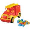Ucar Toys Masina Pompieri 43 Cm Cu 38 Piese Uc85