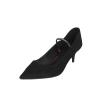 Bershka Pantofi Natasha Black 5367231040