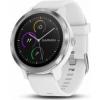 Garmin Vivoactive 3 GPS Argintiu Curea silicon alba