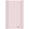 Ceba Baby Blat de Infasat cu Intaritura 50x70 cm Cable Stitch Pastel Collection Roz