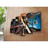 Bonanza Tablou decorativ pe panza, 242BNZ4288, 5 Piese