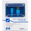 Tellur Data cable Micro USB, Plat, 1m, Albastru TLL155011