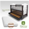 First Smile Patut Bruni cu Sertar + Saltea Aloe Vera
