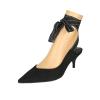 Bershka Pantofi Erin Black 5370231040