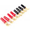 Black Rhodium Gold Plated Spade Connector