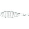 Vorel Gratar reversibil pentru peste 42cm 99555