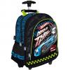 Unipap Ghiozdan cu 3 compartimente tip troler Hot Wheels