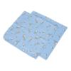 BabyNeeds Scutec finet Vrabiute, Albastru, 2 bucati 75/75 cm