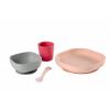 Beaba Set de Masa Silicon 4 Piese Roz