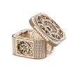 Ugears Puzzle 3D - Cutie cu comori, 190 piese