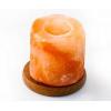 Monte Cristal Candela din cristale de sare -pe suport de lemn 1buc